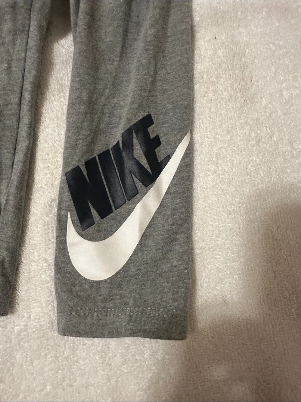 Nike toddler girls Logo Leggings gray size 3T